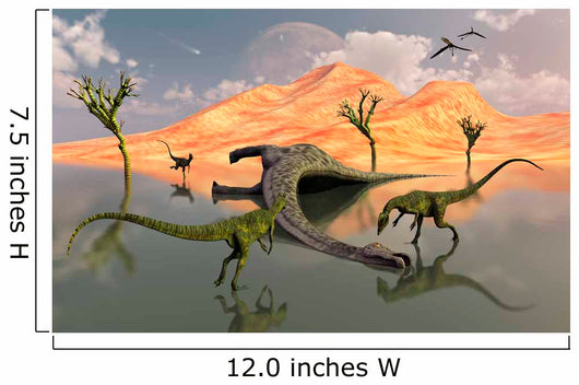 Pack Carnivorous Dilophosaurus Discover Wall Decal