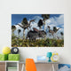 Pair Velociraptors Attack Lone Wall Decal