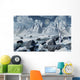 Herd Woolly Rhinoceros Severe Wall Decal