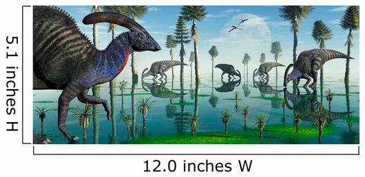 Group Parasaurolophus Duckbill Dinosaurs Wall Decal