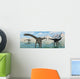Group Diplodocus Dinosaurs Grazing Wall Decal