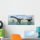 Group Diplodocus Dinosaurs Grazing Wall Decal