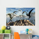 Flock Large Quetzalcoatlus Pterosaurs Wall Decal