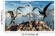 Flock Large Quetzalcoatlus Pterosaurs Wall Decal