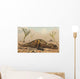 Pair Carnotaurus Dinosaurs Waiting Wall Decal