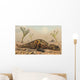 Pair Carnotaurus Dinosaurs Waiting Wall Decal
