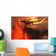 Mighty T Rex Roars Wall Decal Design 1