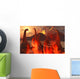Herd Dinosaurs Struggle for Wall Decal