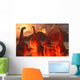 Herd Dinosaurs Struggle for Wall Decal