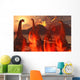 Herd Dinosaurs Struggle for Wall Decal
