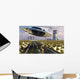 Alien Spaceport Top Secret Wall Decal