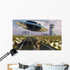 Alien Spaceport Top Secret Wall Decal