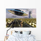 Alien Spaceport Top Secret Wall Decal
