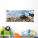 Pack Velociraptors Stalking Herd Wall Decal