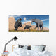 Arctodus Bear Chasing Young Wall Decal