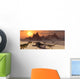 Carnivorous Dilophosaurus Making Meal Wall Decal