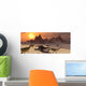 Carnivorous Dilophosaurus Making Meal Wall Decal