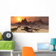 Carnivorous Dilophosaurus Making Meal Wall Decal