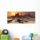 Carnivorous Dilophosaurus Making Meal Wall Decal