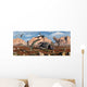 Quetzalcoatlus Flee as Tyrannosaurus Wall Decal