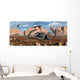 Quetzalcoatlus Flee as Tyrannosaurus Wall Decal