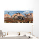 Quetzalcoatlus Flee as Tyrannosaurus Wall Decal