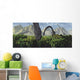 Herd Omeisaurus Dinosaurs Feeding Wall Decal Design 2