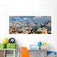Herd Omeisaurus Dinosaurs Feeding Wall Decal Design 1