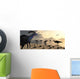 Parasaurolophus Dinosaurs Gather Freshwater Wall Decal