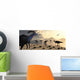 Parasaurolophus Dinosaurs Gather Freshwater Wall Decal