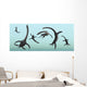Plesiosaurs Gather Their Underwater Wall Decal