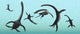 Plesiosaurs Gather Their Underwater Wall Decal