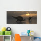 Pair Spinosaurus Dinosaurs Fishing Wall Decal