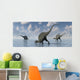 Group Spinosaurus Dinosaurs Spending Wall Decal