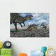 Allosaurus Dinosaurs Moving to Wall Decal