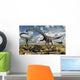 Deadly Confrontation between Diplodocus Wall Decal