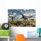 Deadly Confrontation between Diplodocus Wall Decal