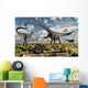 Deadly Confrontation between Diplodocus Wall Decal