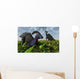 Pair Parasaurolophus Duckbill Dinosaurs Wall Decal