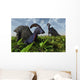 Pair Parasaurolophus Duckbill Dinosaurs Wall Decal