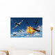British Supermarine Spitfires Battle Wall Decal