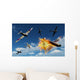 British Supermarine Spitfires Battle Wall Decal