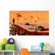 Human Tracking Station Distant Wall Decal