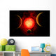 Red Giant Star Planetary Wall Decal