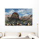 Sail-backed Dimetrodon from Earth's Wall Decal Design 2