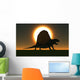 Sail-backed Dimetrodon from Earth's Wall Decal Design 1