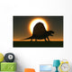 Sail-backed Dimetrodon from Earth's Wall Decal Design 1