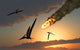 Pteranodons Flight Unaware Danger Wall Decal