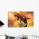 Tyrannosaurus Rex Running from Wall Decal