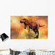 Tyrannosaurus Rex Running from Wall Decal